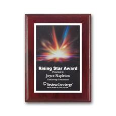 SpectraPrint Plaque - Mahogany White - Full Color Awards