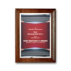 SpectraPrint Plaque - Rolled Edge Silver - Full Color Awards