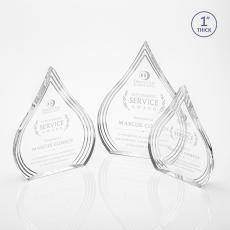 Dover Clear Acrylic Award - Employee Awards