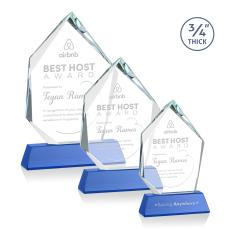 Deerhurst Ice Blue on Newhaven Peak Crystal Award - Glass Awards
