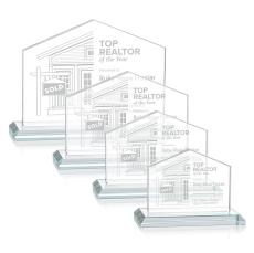 Domicile Starfire Arch & Crescent Crystal Award - Corporate Awards