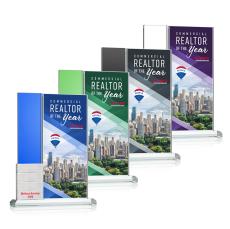 Jovita Add-a-Block Full Color Rectangle Crystal Award - Full Color Awards