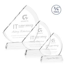 Nantucket Clear on Newhaven Sail Crystal Award - Corporate Awards