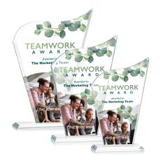 Hepscott Full Color Peak Crystal Award - Crystal Awards