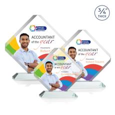 Toulon Full Color Starfire Crystal Award - Full Color Awards