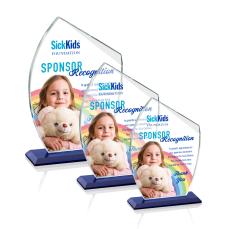 Winston Full Color Peak Crystal Award - Full Color Awards