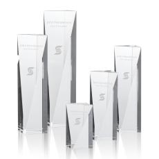 Easton Obelisk Crystal Award - Crystal Pillar Awards