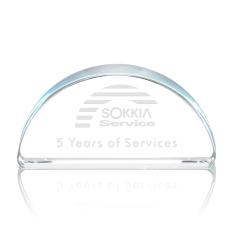 Rosella Circle Crystal Award - Corporate Recognition Gifts