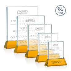 Terra Amber on Newhaven Crystal Award - Glass Awards