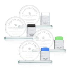Balmore Add-a-Block Circle Crystal Award - Crystal Awards