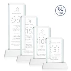 Dalton White on Newhaven Rectangle Crystal Award - Corporate Awards