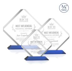 Toulon Blue Crystal Award - Glass Awards