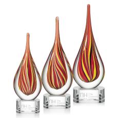 Barletta Glass on Clear Base Award - Glass Awards