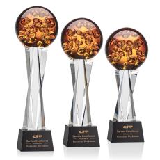 Avery Spheres on Grafton Base Glass Award - Art Glass Awards