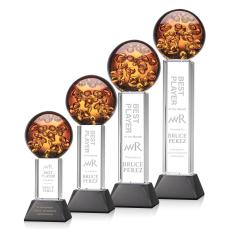 Avery Spheres on Stowe Base Glass Award - Art Glass Awards
