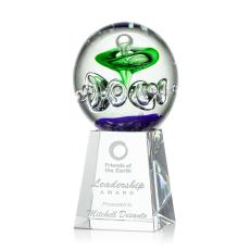 Aquarius Spheres on Celestina Base Glass Award - Corporate Awards