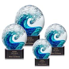 Surfside Black on Paragon Spheres Glass Award - Corporate Awards