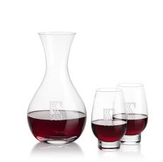 Adelita Carafe & Glenarden Stemless Wine - Corporate Recognition Gifts