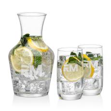 Summit Carafe & Nordic Beverage - Etched Barware