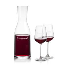 Caldmore Carafe & Elderwood Wine - Etched Barware