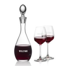 Malvern Decanter & Oldham Wine - Etched Barware