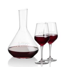 Terrassa Carafe & Germain Wine - Etched Barware