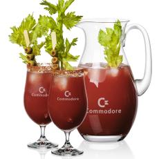 St Tropez Pitcher & Rochdale Cocktail - Etched Barware