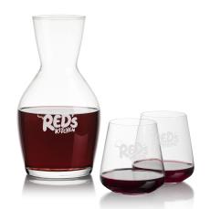 Westwood Carafe & Breckland Stemless - Etched Barware