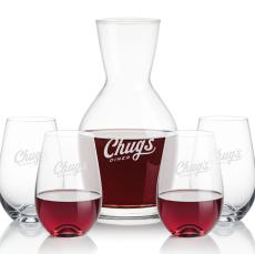 Westwood Carafe & Boston Stemless - Corporate Recognition Gifts