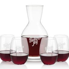 Westwood Carafe & Carlita Stemless - Corporate Recognition Gifts