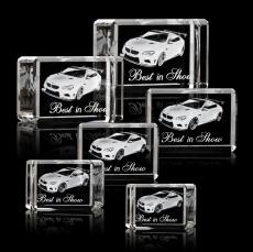 Fulton 3D Crystal Award - Employee Awards