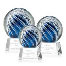 Genista Clear on Robson Base Spheres Glass Award