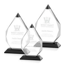 Granville Black Arch & Crescent Crystal Award - Crystal Awards