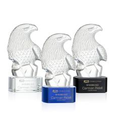Fredricton Eagle Animals on Paragon Crystal Award - Eagle Awards