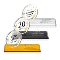 Northam Full Color Wreath Circle Award - Full Color Awards