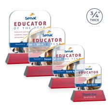 App Full Color Red on Newhaven Crystal Award - Glass Awards