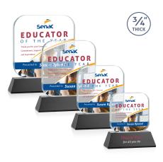 App Full Color Black on Newhaven Crystal Award - Crystal Awards