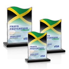 Unity Full Color Black Abstract / Misc Crystal Award - Corporate Awards