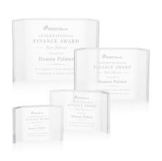 Almer Arch & Crescent Acrylic Award - Corporate Awards