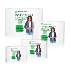 Almer Full Color Arch & Crescent Acrylic Award - Corporate Awards