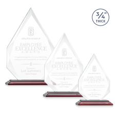 Hawthorne Rosewood Arch & Crescent Crystal Award - Corporate Awards