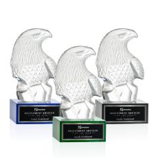 Fredricton Eagle Animals on Hancock Crystal Award - Eagle Awards