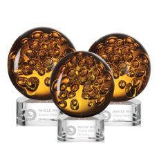 Avery Clear on Paragon Base Spheres Glass Award - Glass Awards