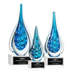Worchester Clear on Hancock Base Glass Award - Art Glass Awards