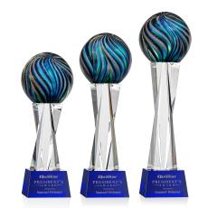 Malton Spheres on Grafton Base Glass Award - Glass Awards
