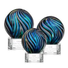 Malton Clear on Paragon Base Spheres Glass Award - Glass Awards