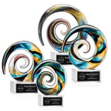 Nazare Clear on Hancock Circle Glass Award - Art Glass Awards