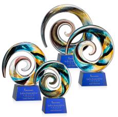 Nazare Blue on Robson Circle Glass Award - Art Glass Awards