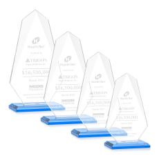 Jemma Sky Blue Abstract / Misc Crystal Award - Corporate Awards