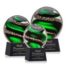 Zodiac Black on Robson Base Spheres Glass Award